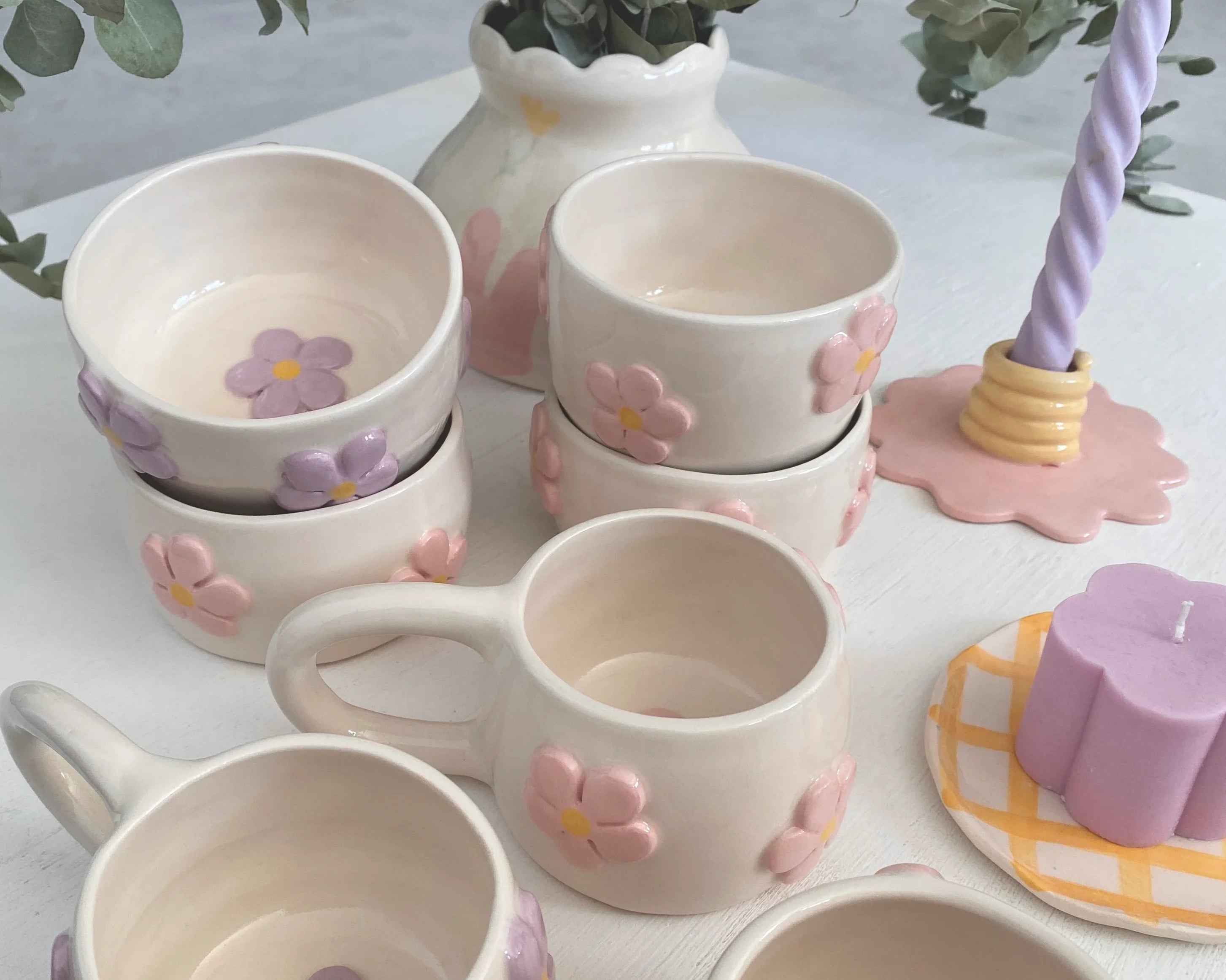 Colección Blomma: tazas y bowls que son la esencia de PIPA AND HAPPY