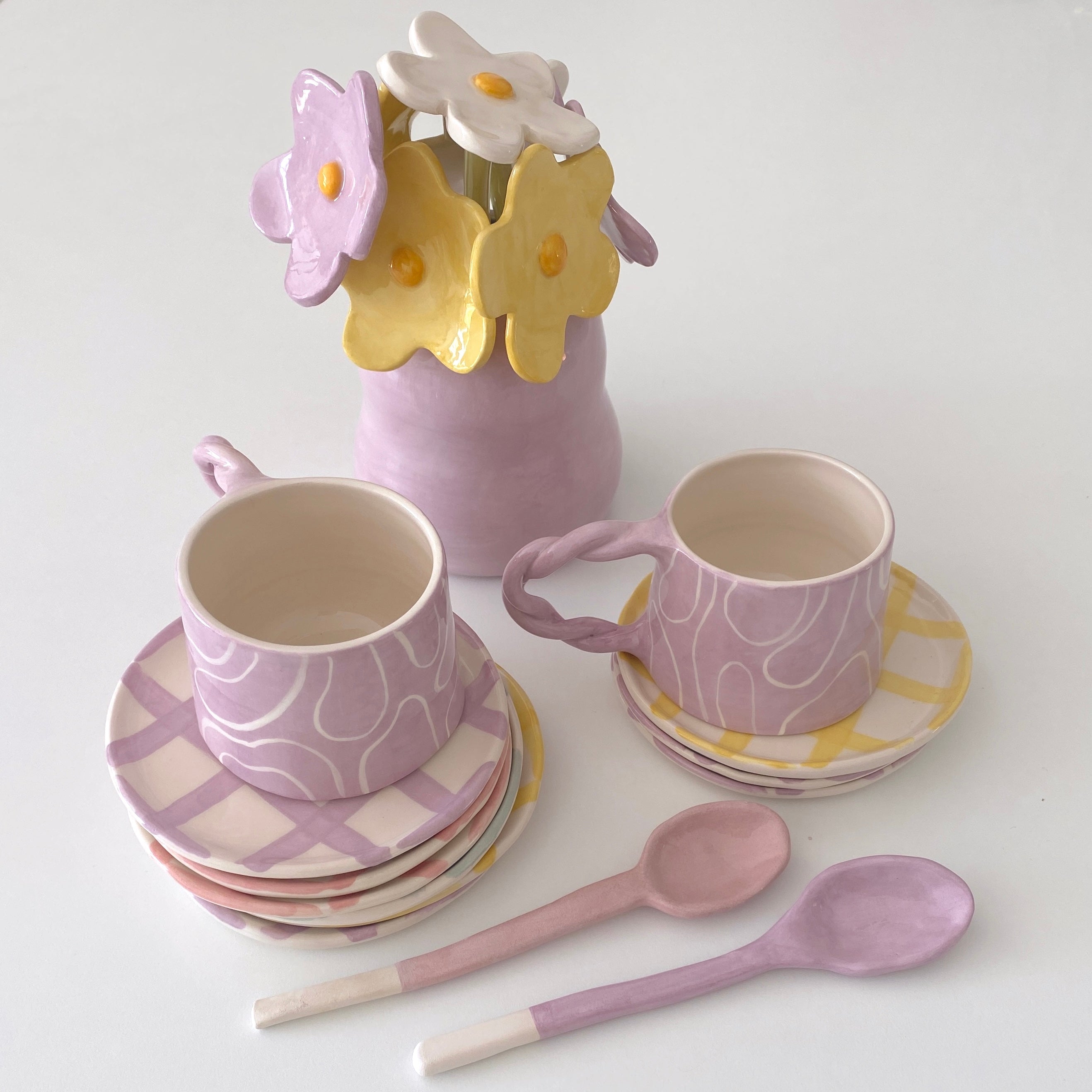 Jarrón Lila Colección Hanami