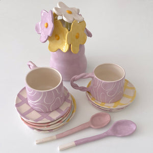 Jarrón Lila Colección Hanami