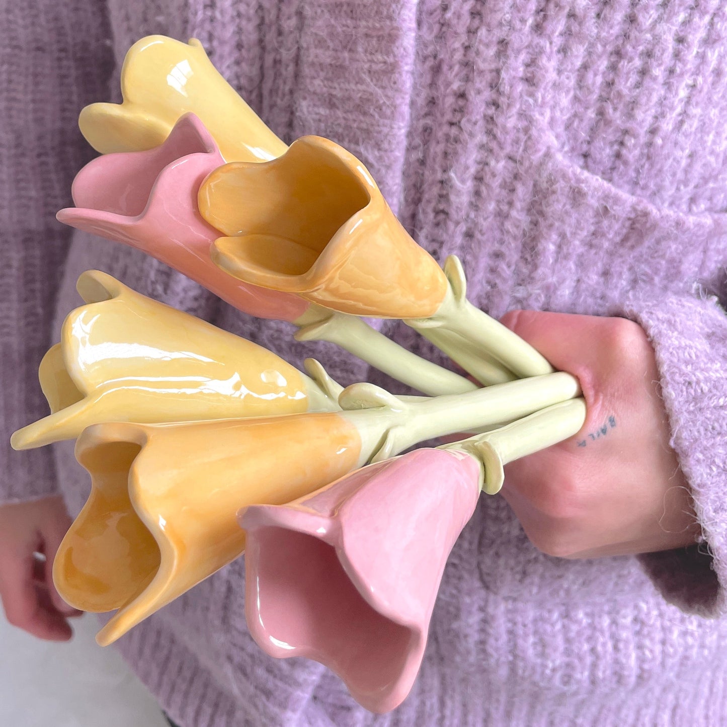 Ramo 6 tulipanes Colección Hanami