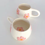 Cargar imagen en el visor de la galería, Set de 2 tazas Blomma rosas
