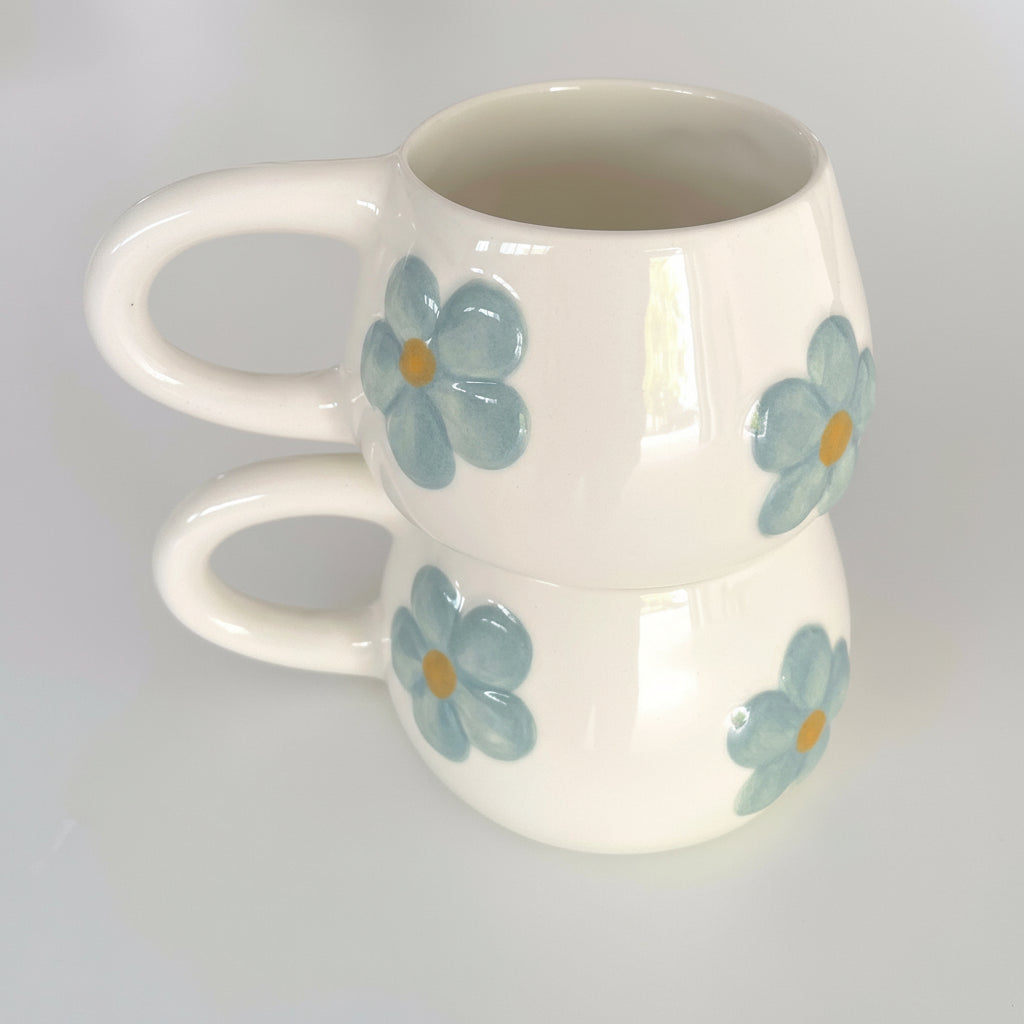 Set de 2 tazas Blomma verdes