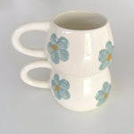 Cargar imagen en el visor de la galería, Set de 2 tazas Blomma verdes
