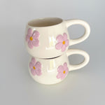 Cargar imagen en el visor de la galería, Set de 2 tazas Blomma lilas
