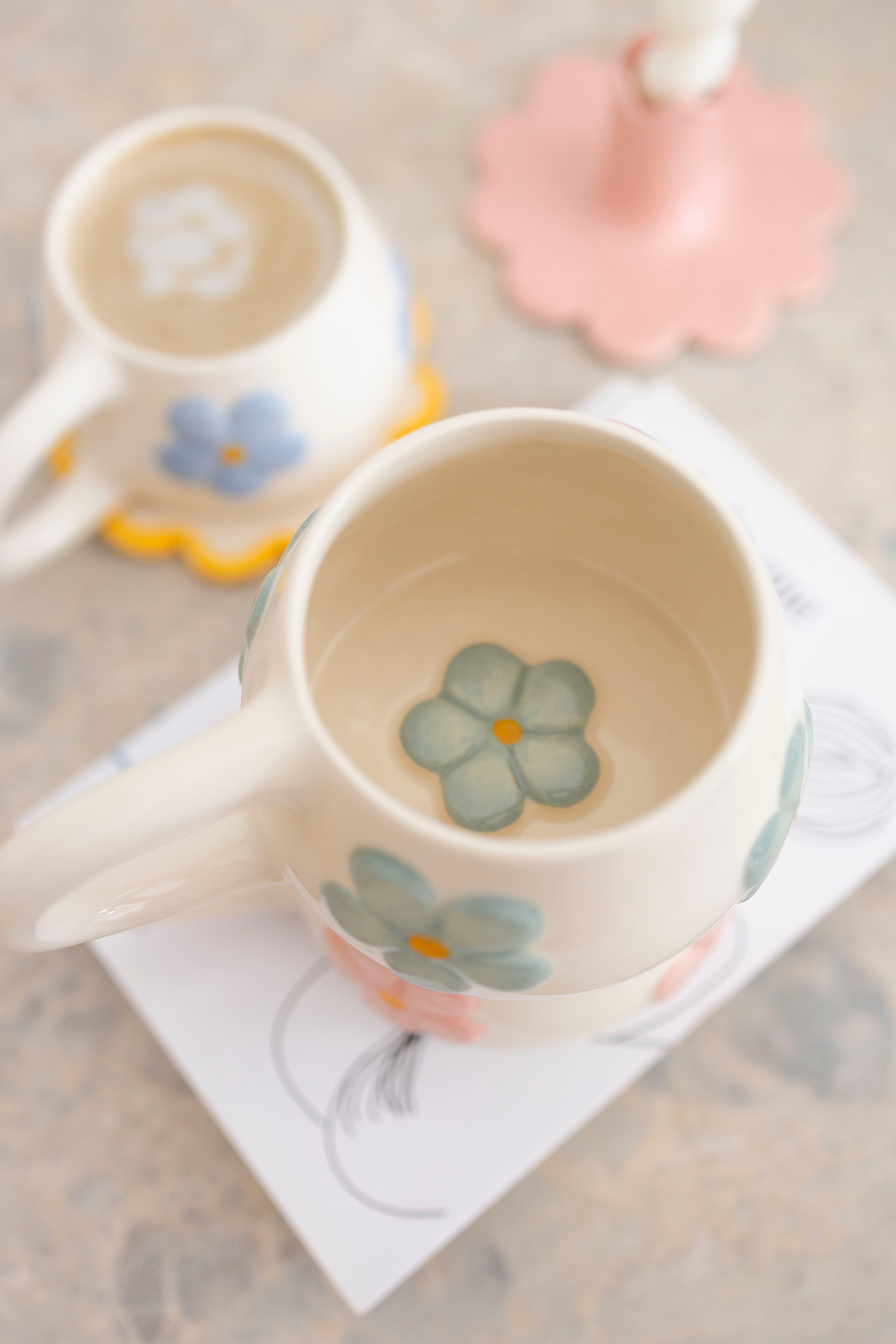 Set de 2 tazas Blomma verdes