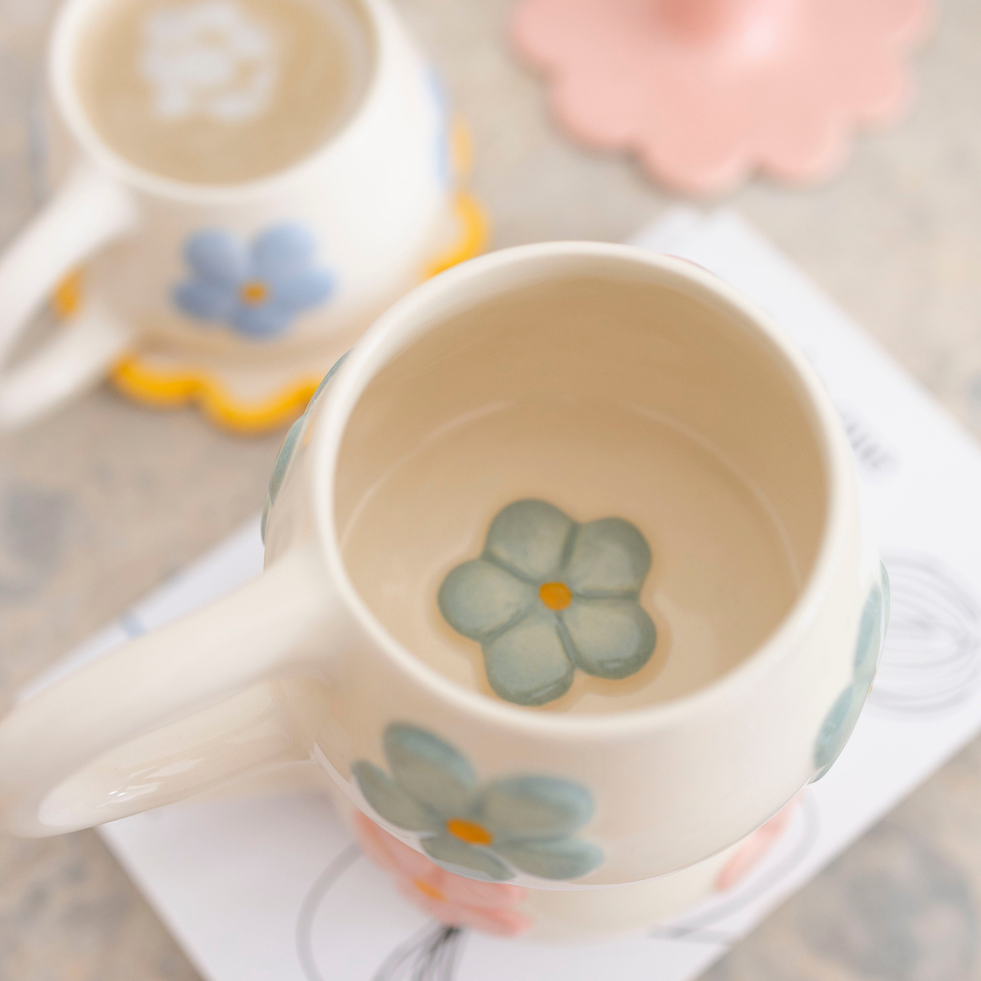 Set de 2 tazas Blomma verdes