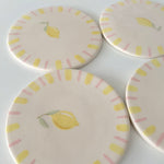 Cargar imagen en el visor de la galería, Set 4 Posavasos Limón
