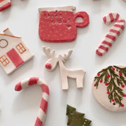 taller de cerámica para hacer tus propios adornos navideños