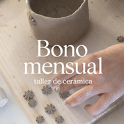 clases mensuales de cerámica