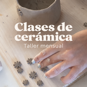 clases de cerámica mensuales 