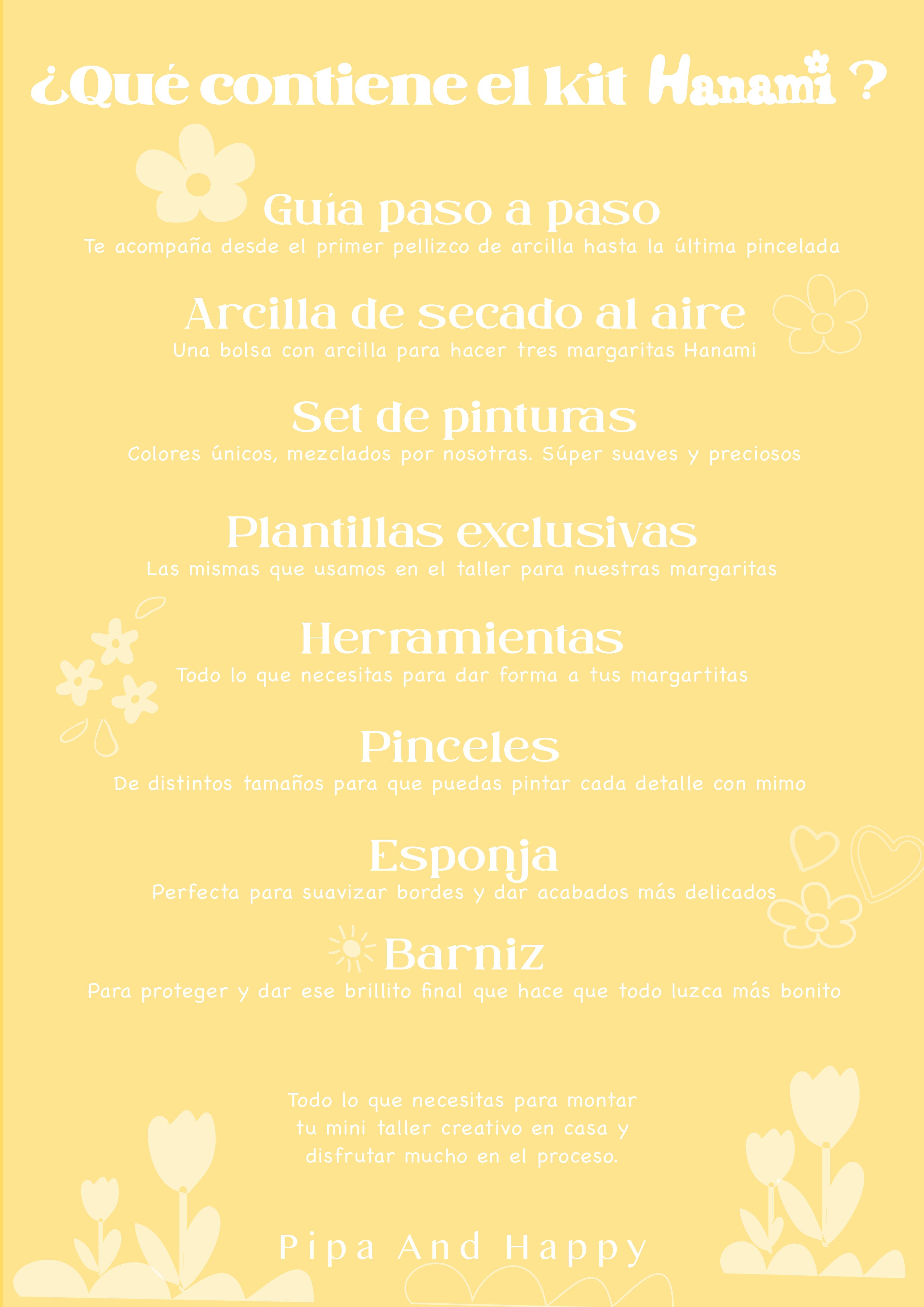 Kit de flores HANAMI: crea tus margaritas