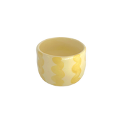 taza espresso de color amarillo pastel 