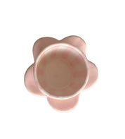 taza espresso con rayas royas pastel hecha  mano por pipa and happy
