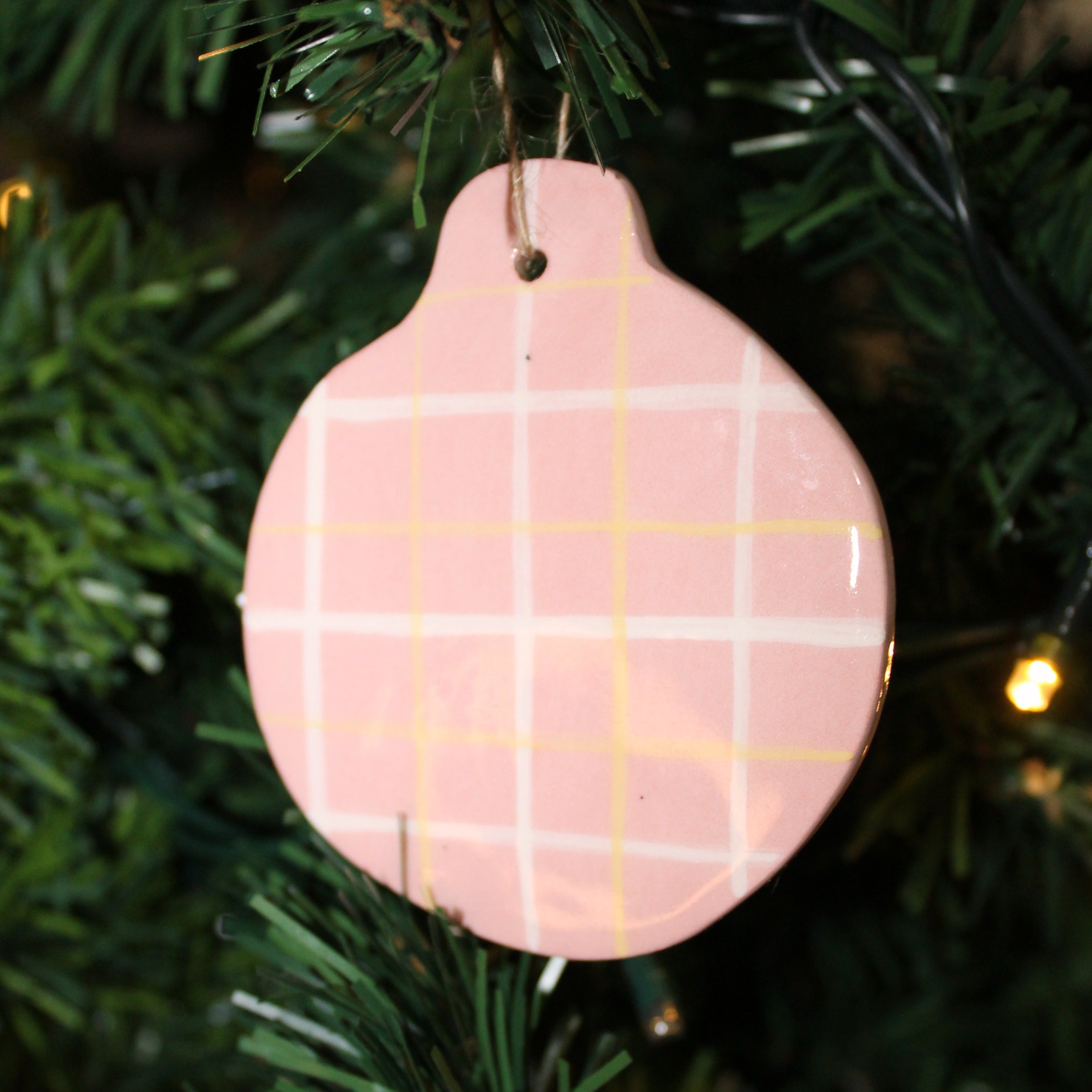 CAMPAÑA SOLIDARIA _ Adorno Navidad Bola Rosa